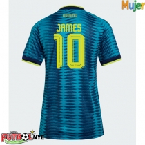 Camiseta Colombia James Rodriguez #10 Visitante Equipación para mujer Mundial 2026 manga corta